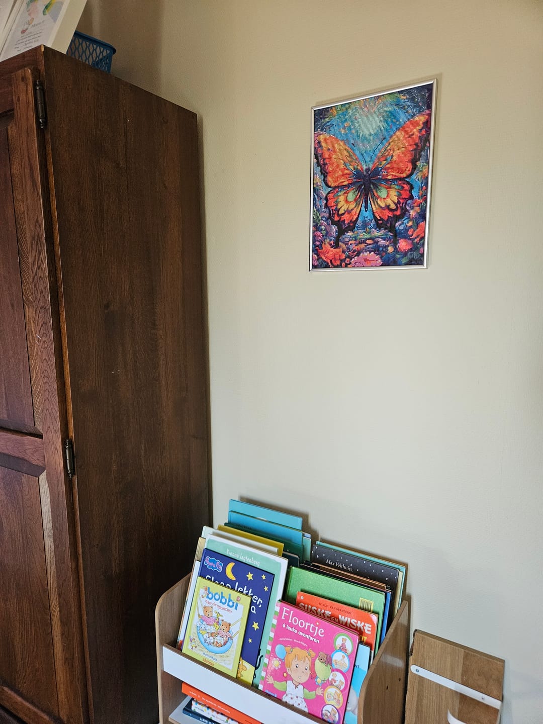 Customer photo review of Psychedelische vlinder I (diamond painting)