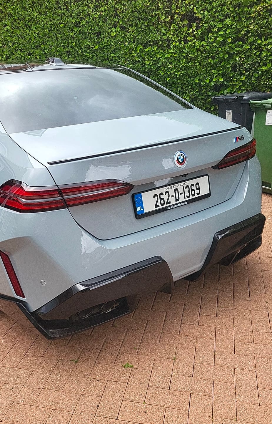 Customer photo review of Genuine BMW G90 & G99 M5 50th Anniversary Heritage Rear Badge Emblem