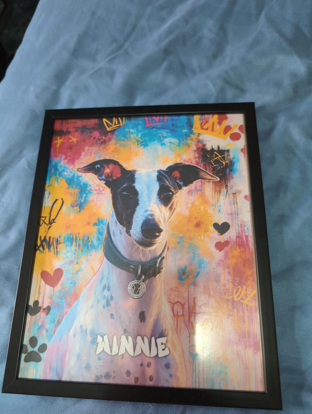 Customer photo review of Graffiti -  Personalised Poster