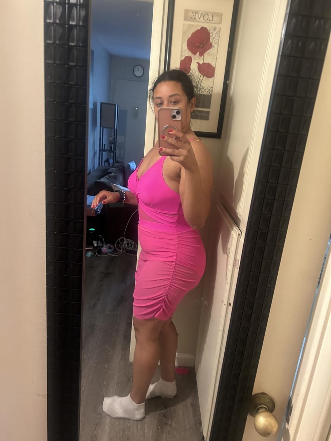 Customer photo review of Emoswim - Women One Piece Swim Dress Tummy Control Swimsuits 2026 Bathing Suit