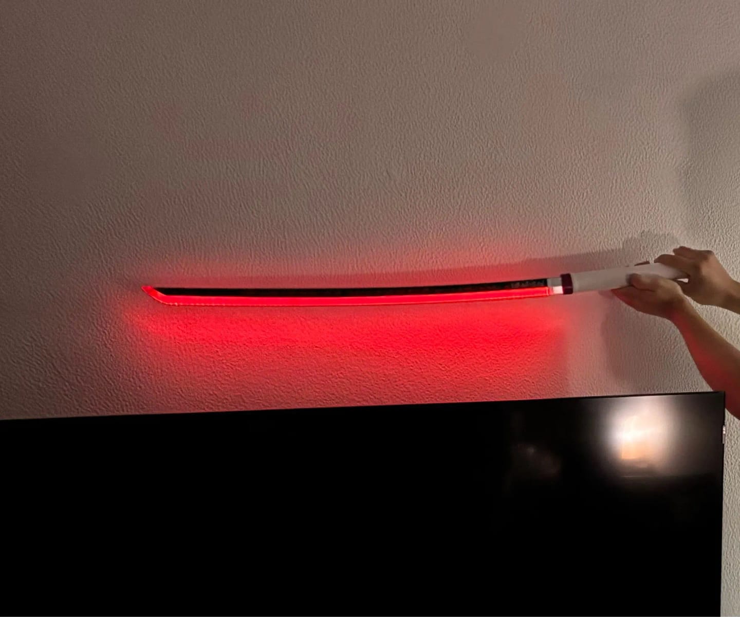 Customer photo review of LED Samurai Katana Cosplay Sword (104cm)