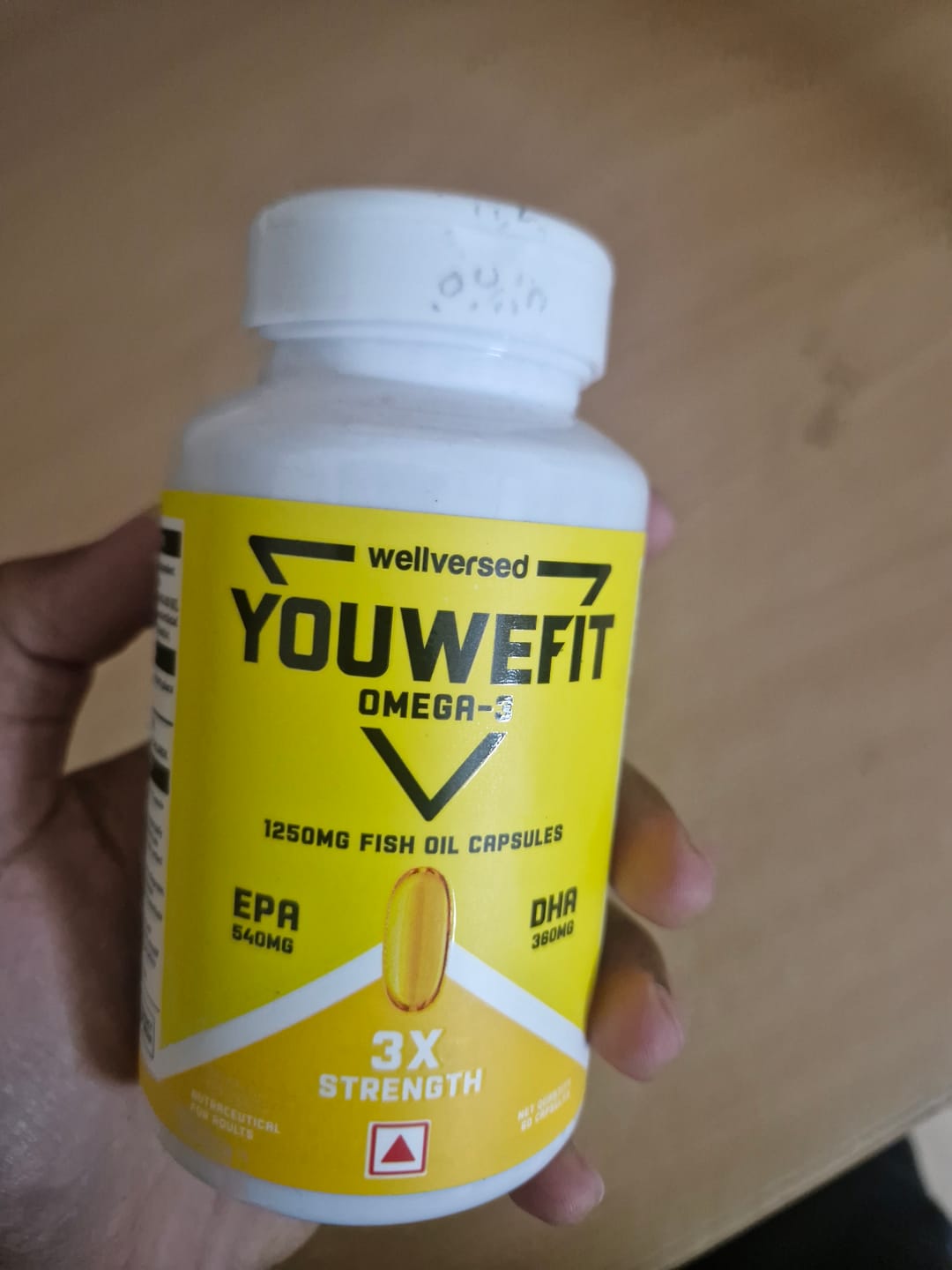 Customer photo review of YouWeFit Omega-3 Fish Oil (60 Capsules), 1250mg