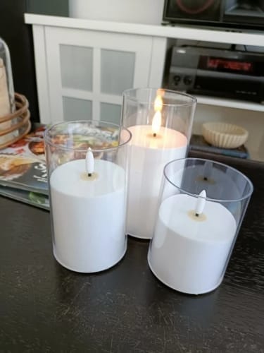 Customer photo review of LumiCandle Remote-Controlled Flameless Candle
