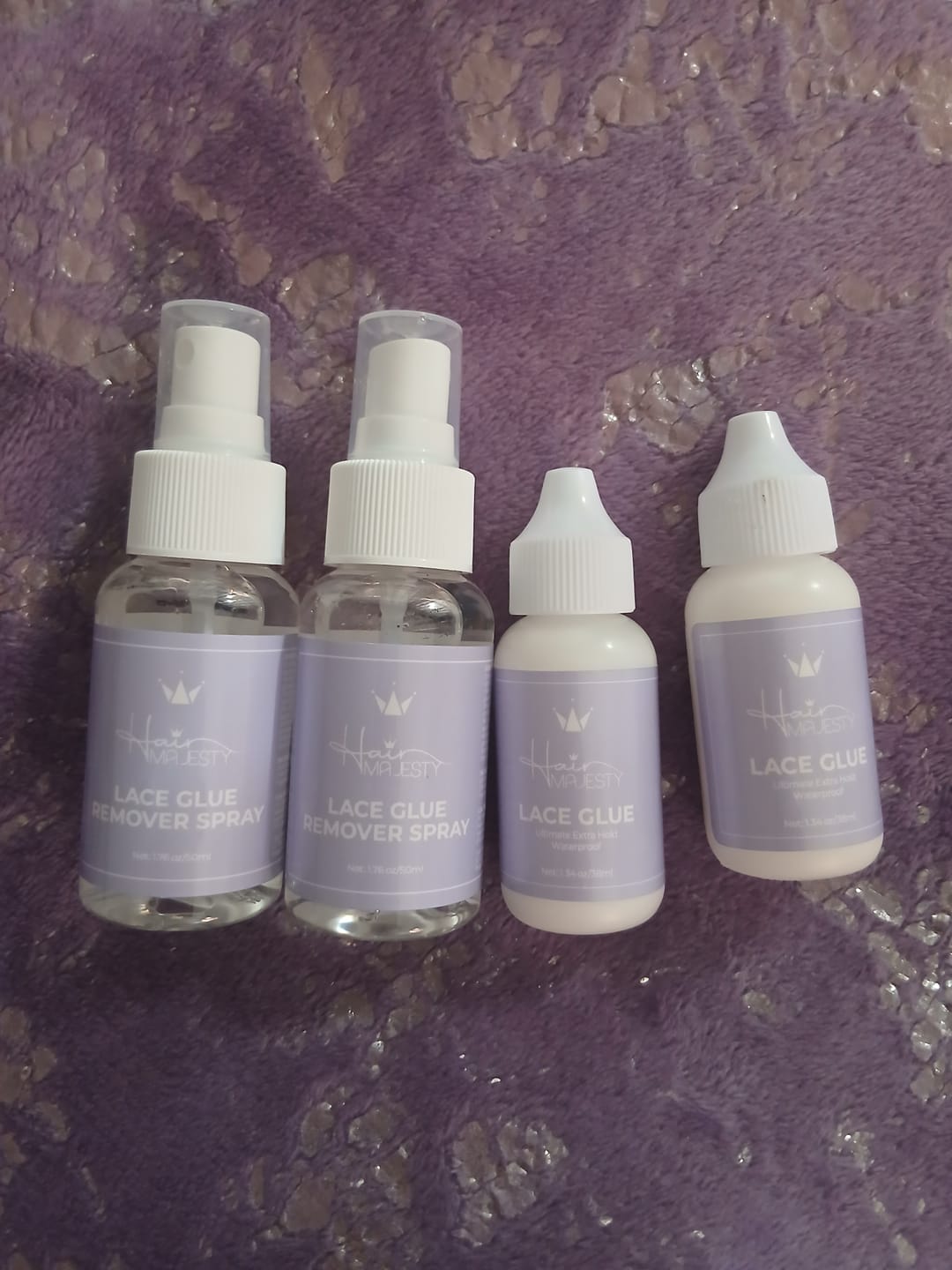 Customer photo review of Hair Majesty Lace Wig Glue & Lace Remover
