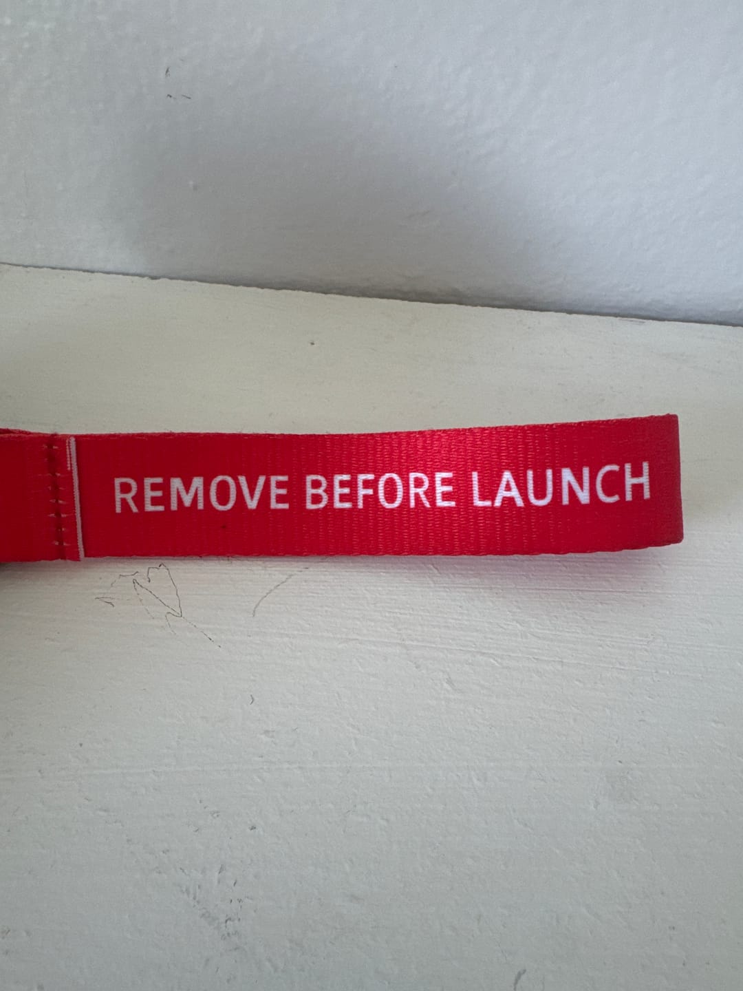 Customer photo review of 80Eighty® Remove Before Launch WristStrap
