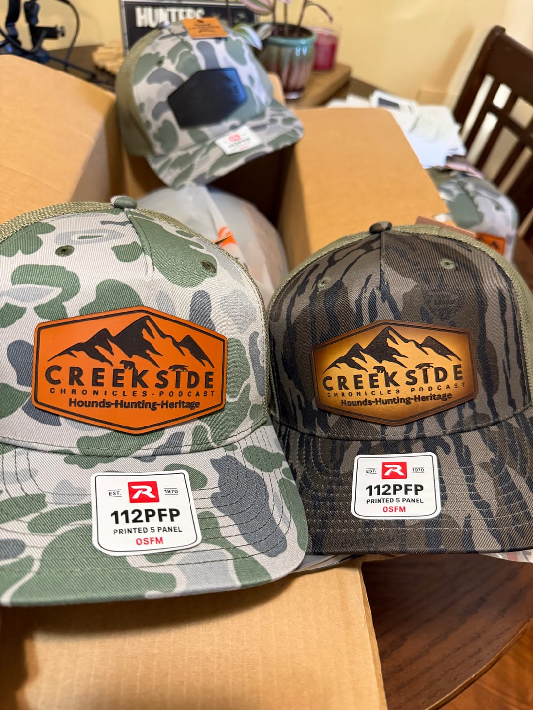 Customer photo review of Richardson 112 Custom Leather Patch Hats
