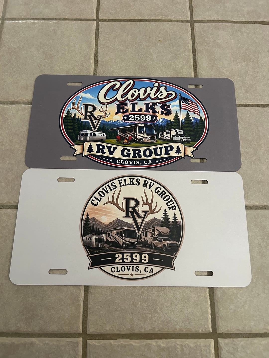 Customer photo review of Print Custom License Plate