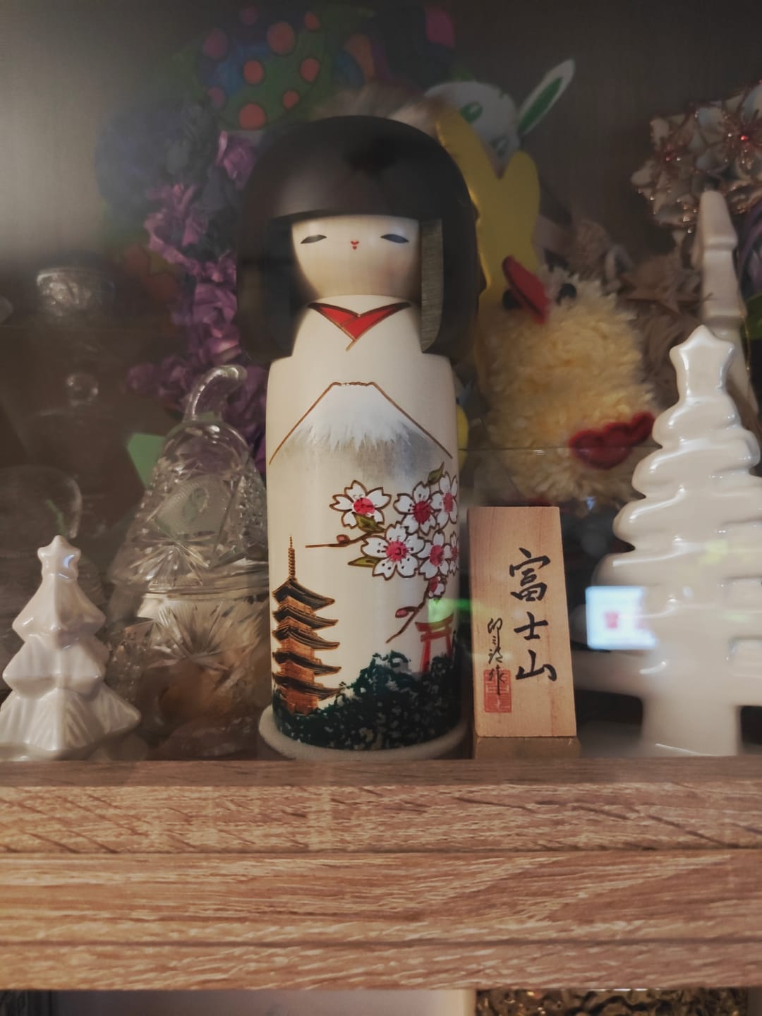 Customer photo review of Lalka Kokeshi z motywem Góry Fuji