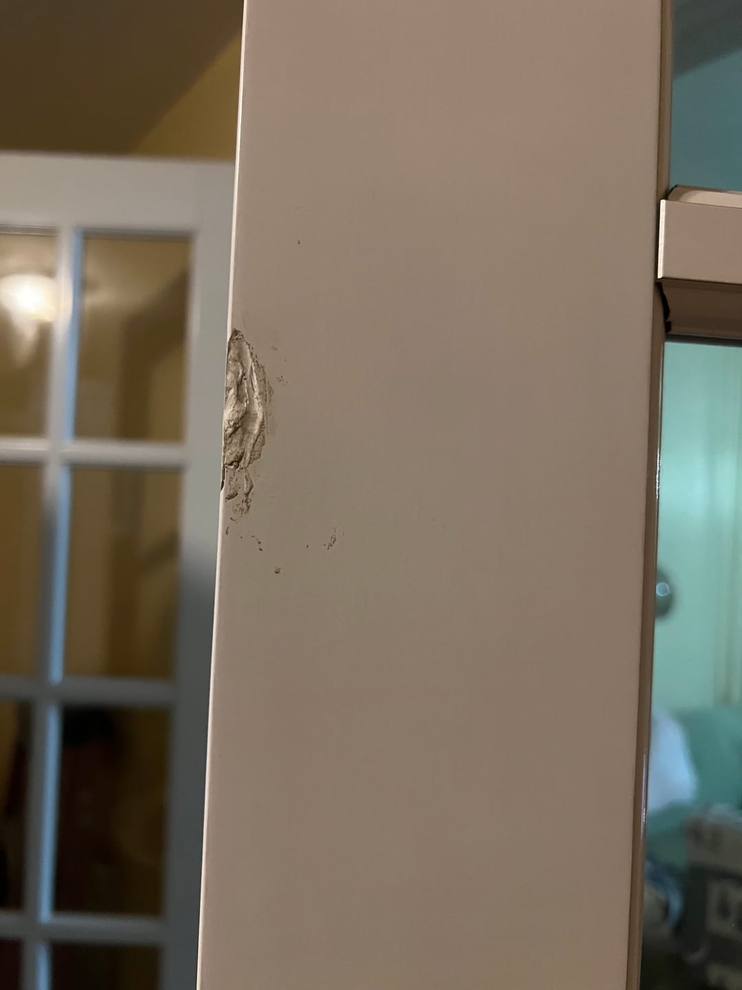 Customer photo review of TENONER White Pre-Hung French Door Jamb Frame Kit for Interior Doors - Easy Installation