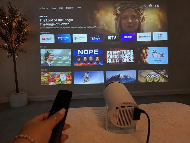 Customer photo review of Jolly Beam Projector