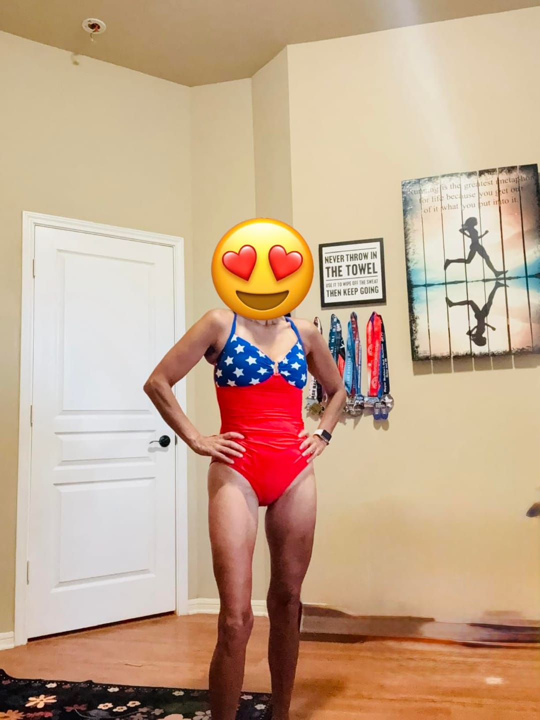 Customer photo review of Emoswim - Womens Swimsuits Tummy Control Bathing Suit Slimming One Piece U-Ring Shapewear Swimwear