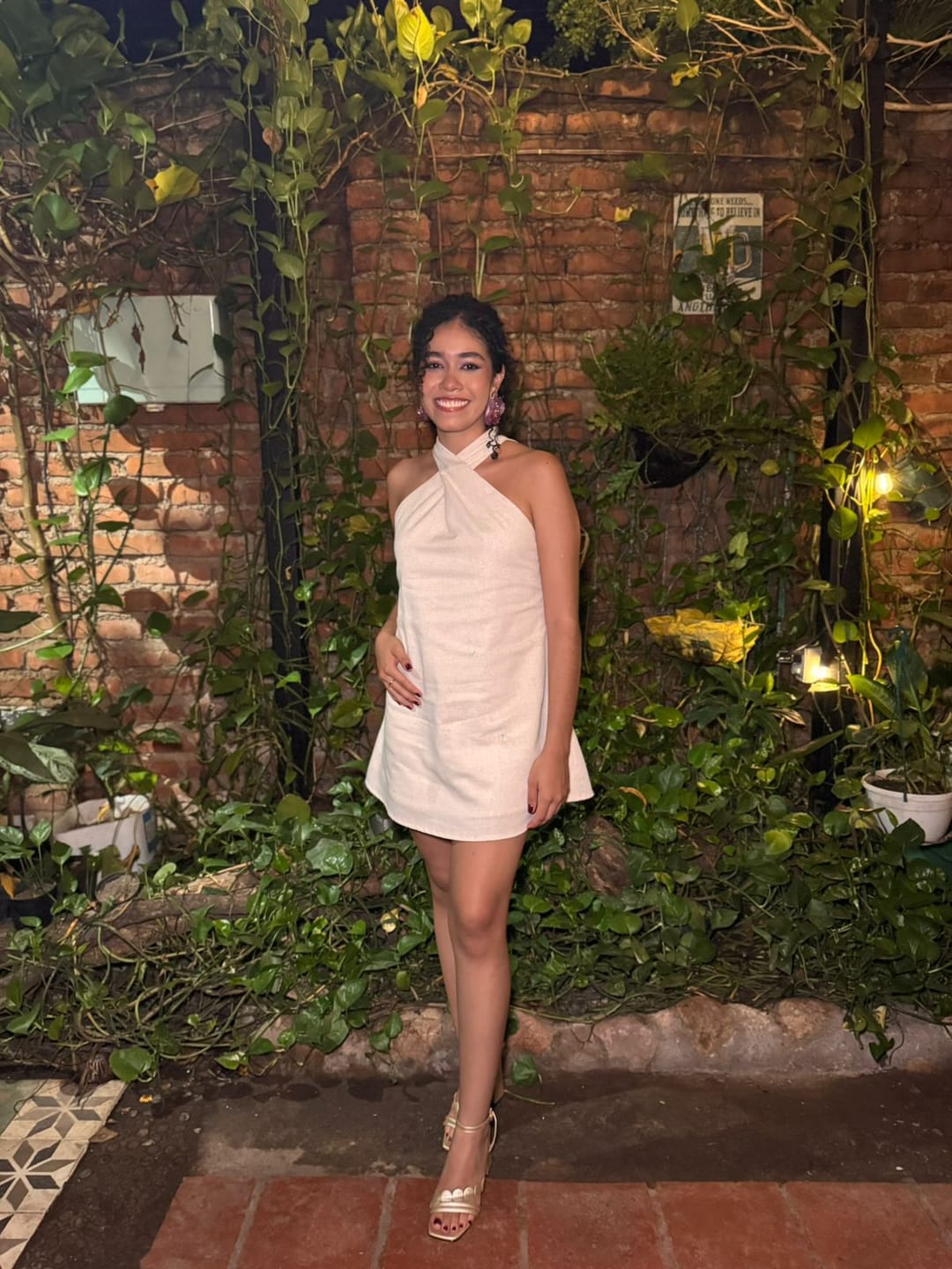 Customer photo review of Vestido Rafaela Arena