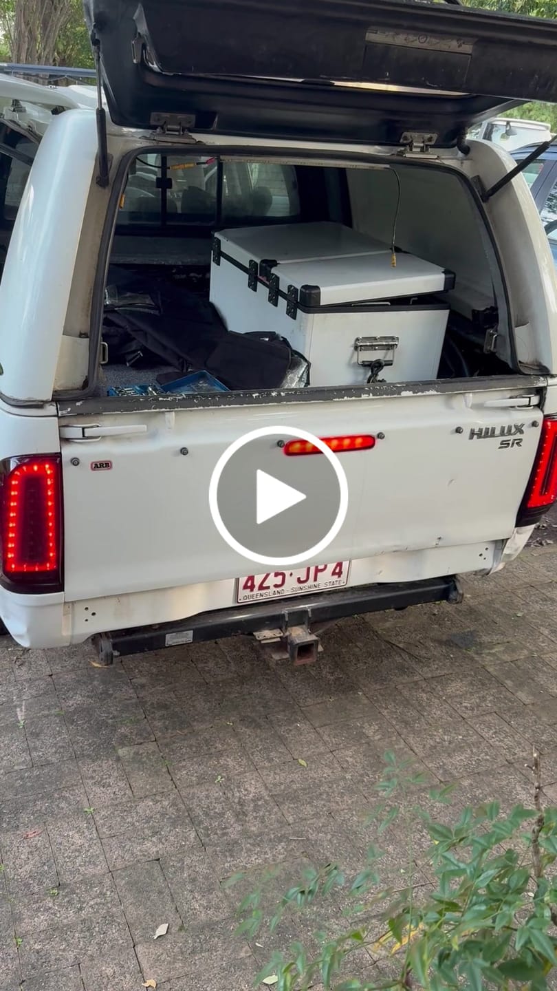 Customer video review of Blacked Out 'Halo' LED Tail Lights for N70 Hilux