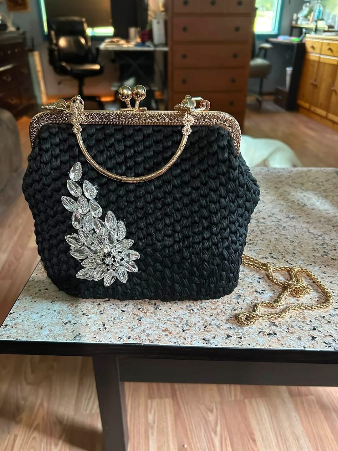 Customer photo review of Pearl Bee Crochet Bag Kit