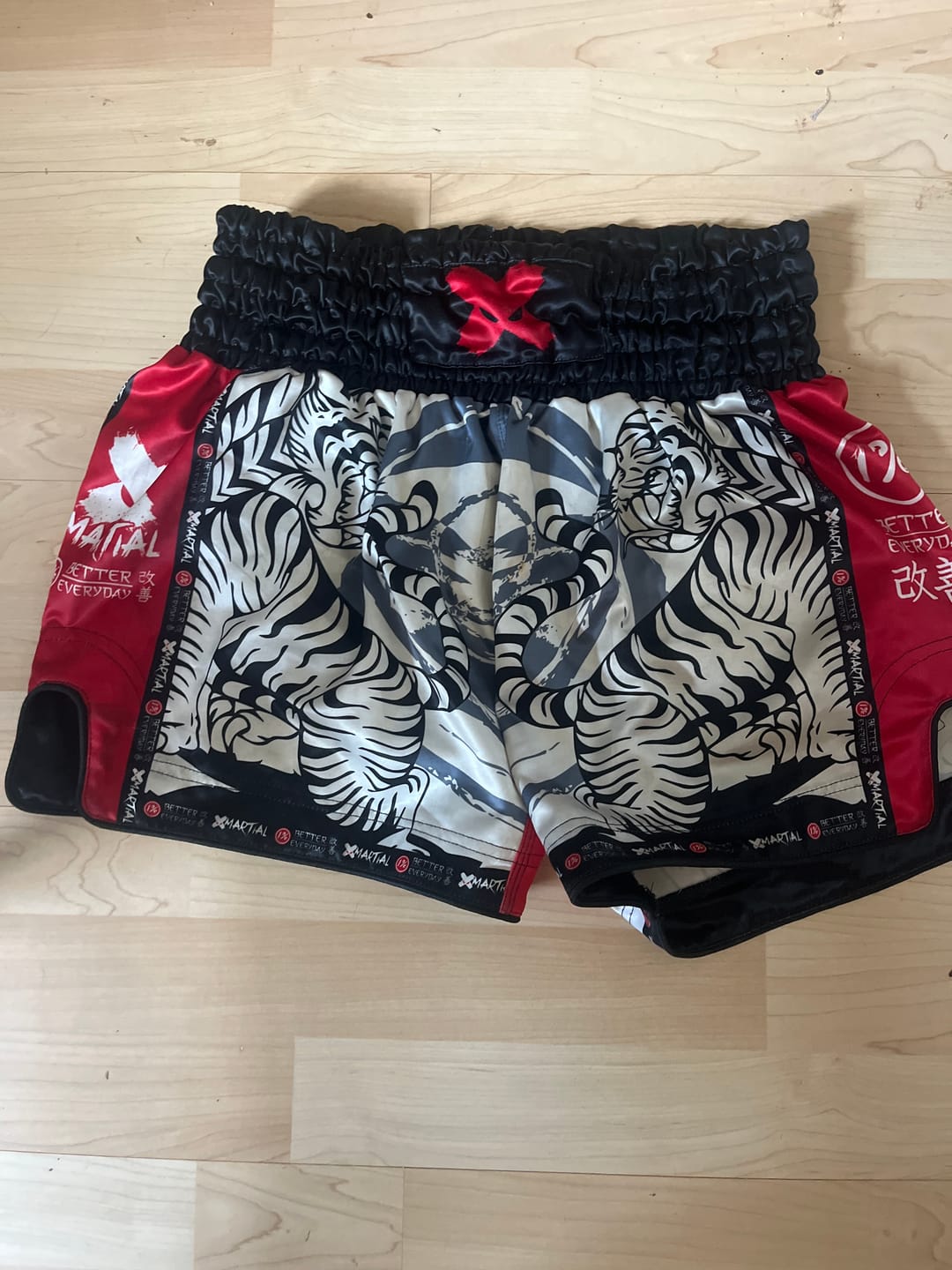 Customer photo review of Tiger Muay Thai Shorts