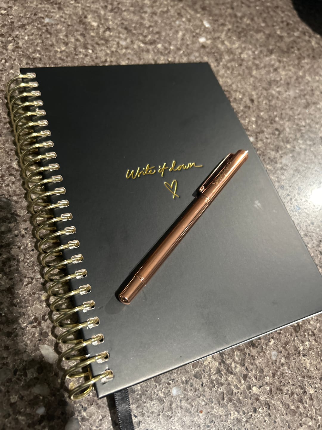 Customer photo review of 'Write it Down' A5 Notebook - Black
