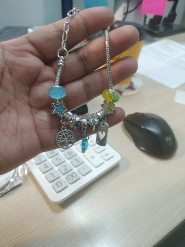 Customer photo review of CharmCraft™ – DIY Bracelet & Jewellery Making Kit