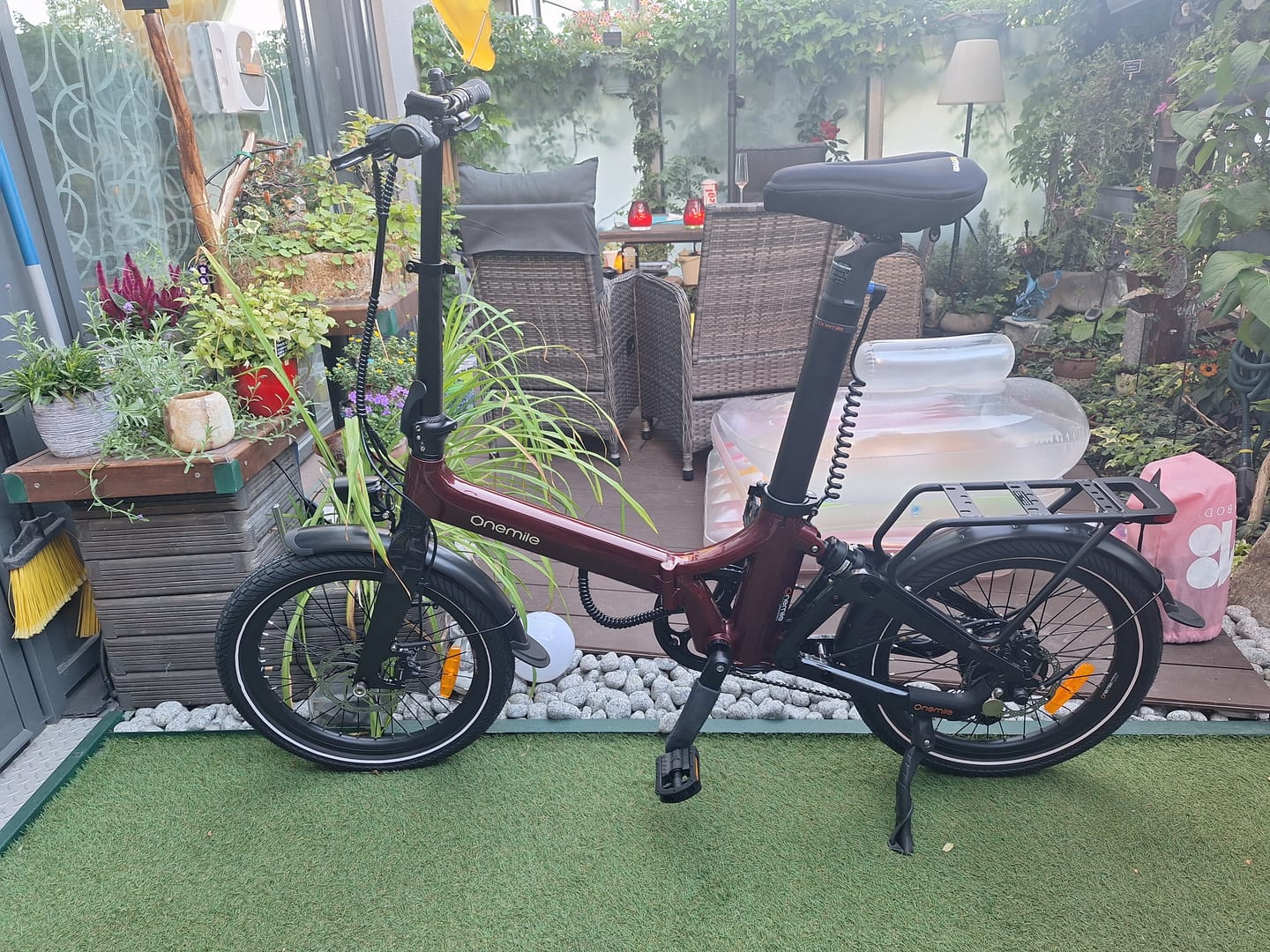 Customer photo review of Onemile Nomad Folding Ebikes