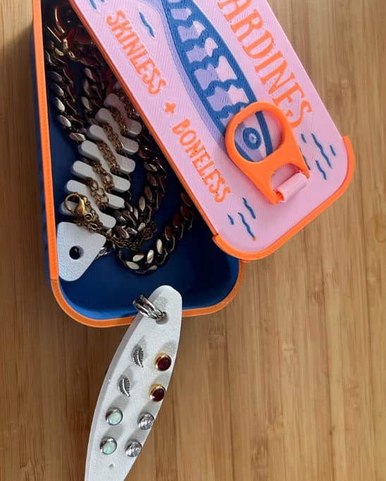 Customer photo review of フィッシュジュエリーケース