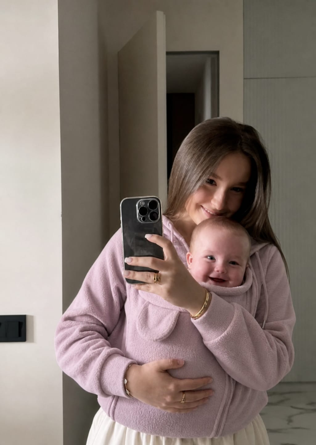 Customer photo review of Suéter maternal