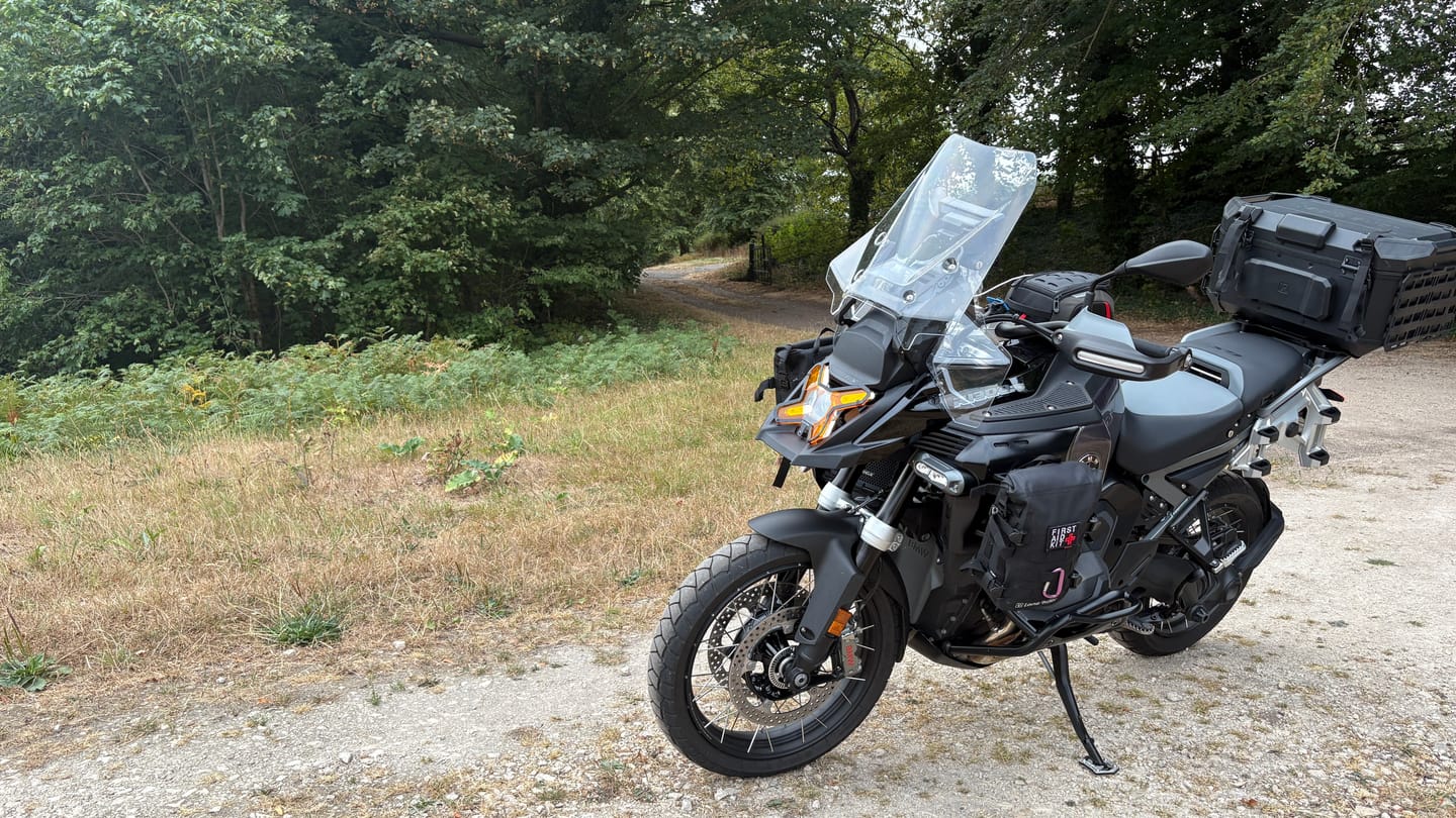 Customer photo review of Side Stand Foot Extension BMW R1300GS / Adventure