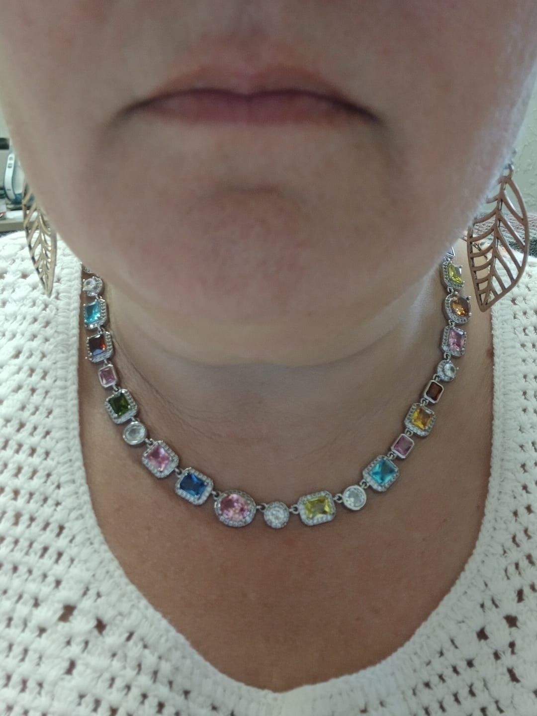 Customer photo review of Solstice Purely Gems Necklace (No Motifs/Crosses)