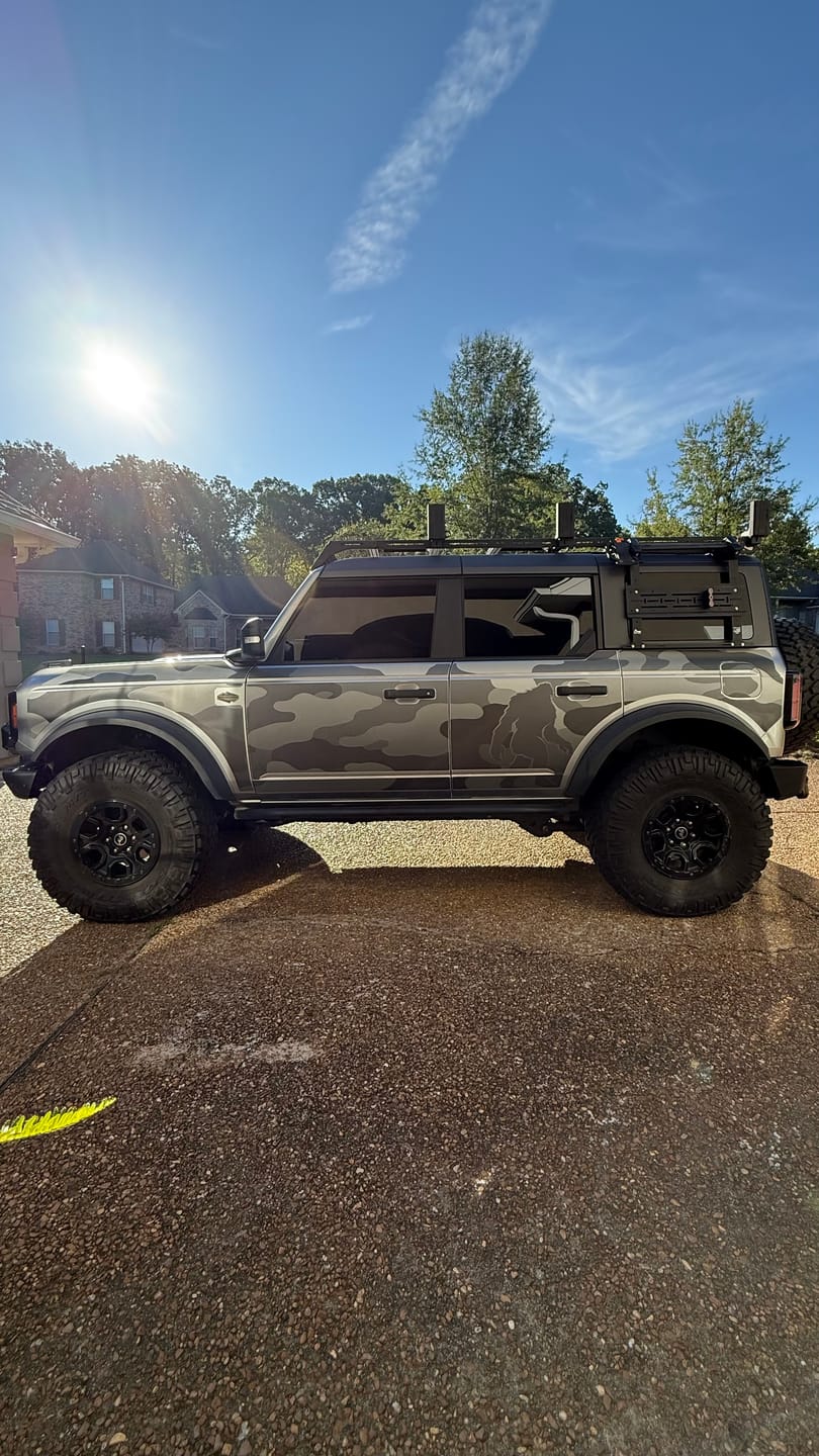 Customer photo review of Bronco 4D Custom Design Removable Trail Armor