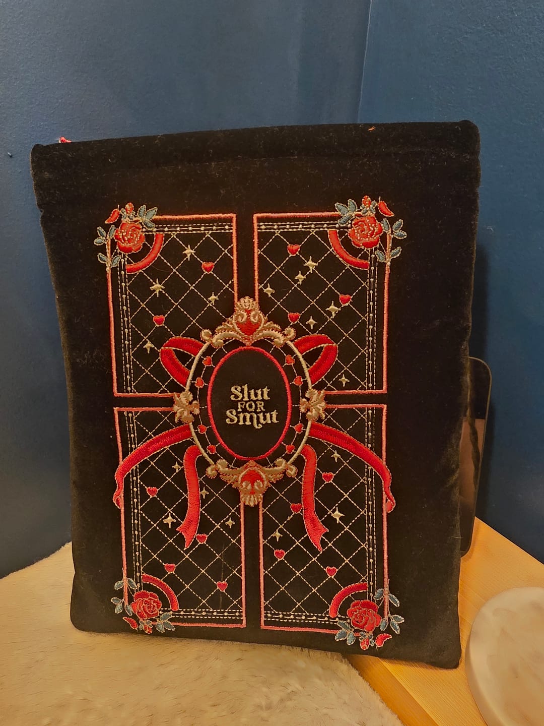 Customer photo review of Slut for Smut Book Sleeve - Black