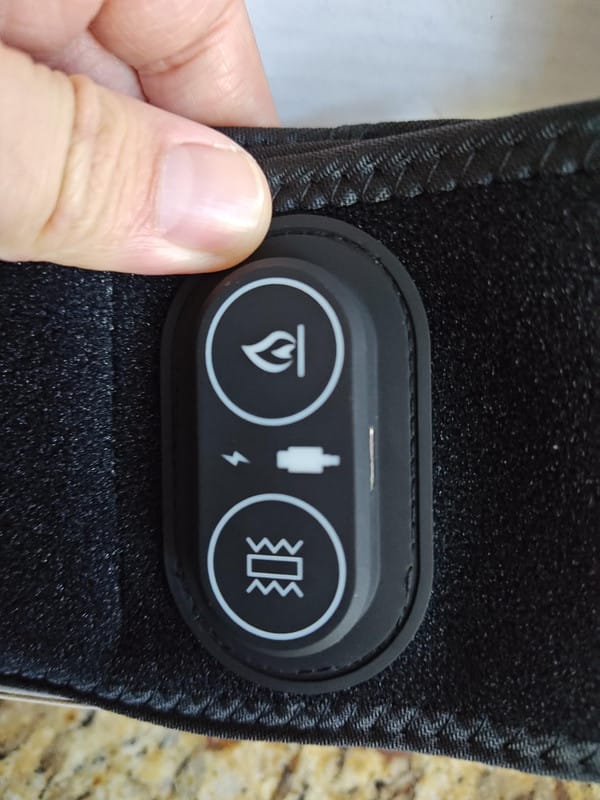Customer photo review of ZyaVie™ 3-in-1 Red Light Wrist Wrap
