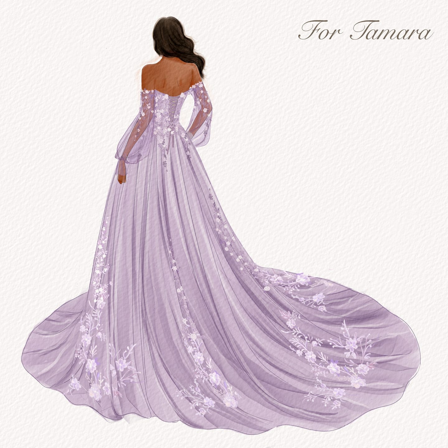 Customer photo review of GOWN SKETCH