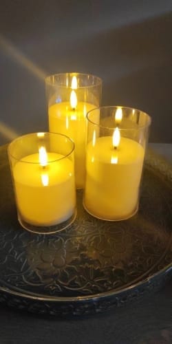 Customer photo review of LumiCandle Remote-Controlled Flameless Candle