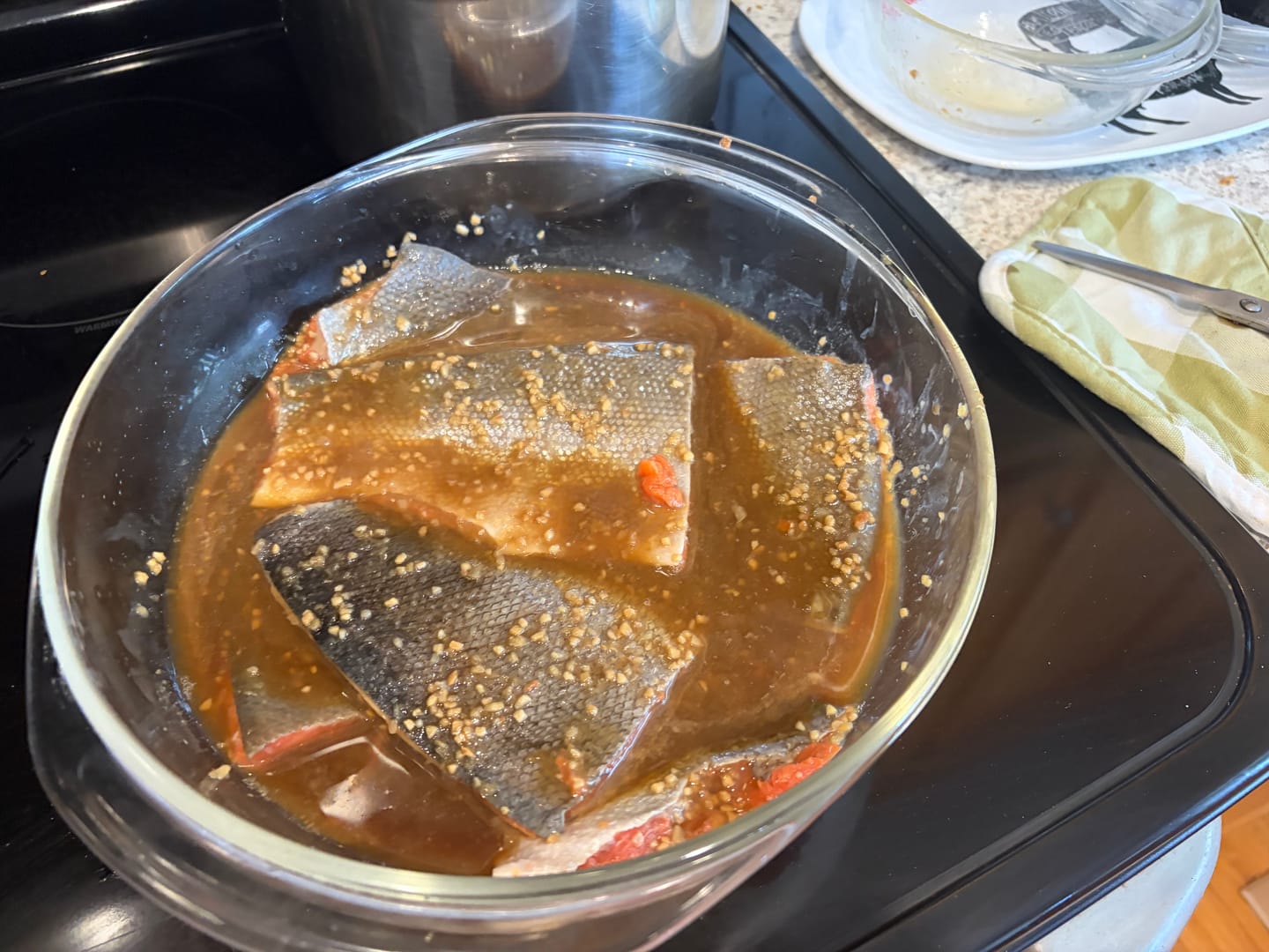 Customer photo review of Hand-Hammered Titanium Pan