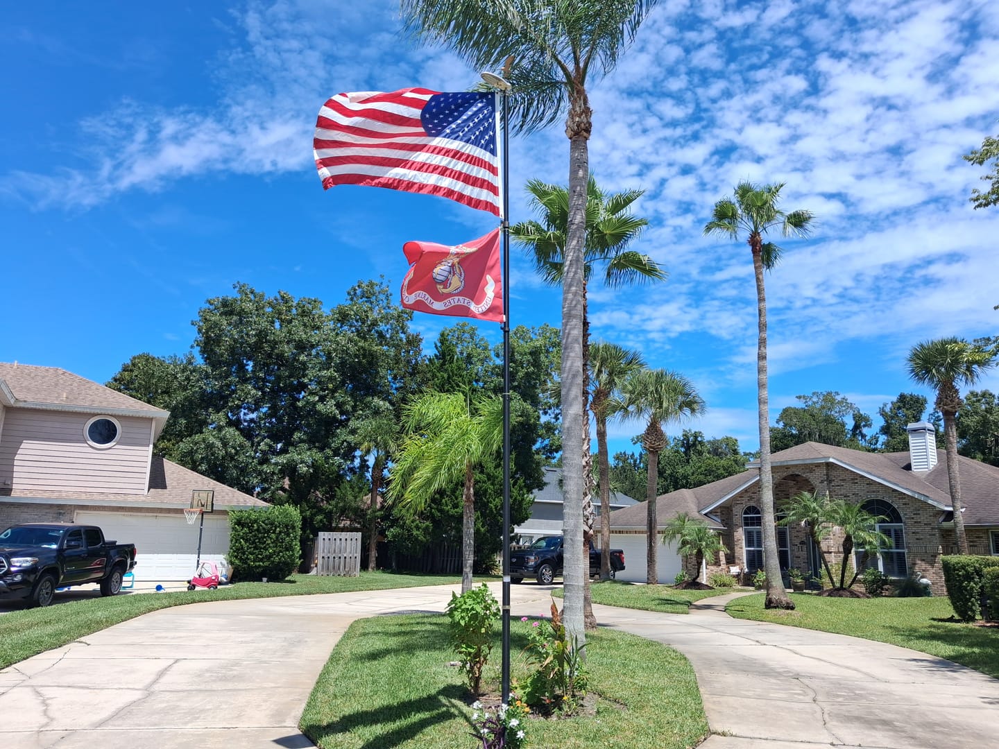 Customer photo review of 4' x 6' American Flag