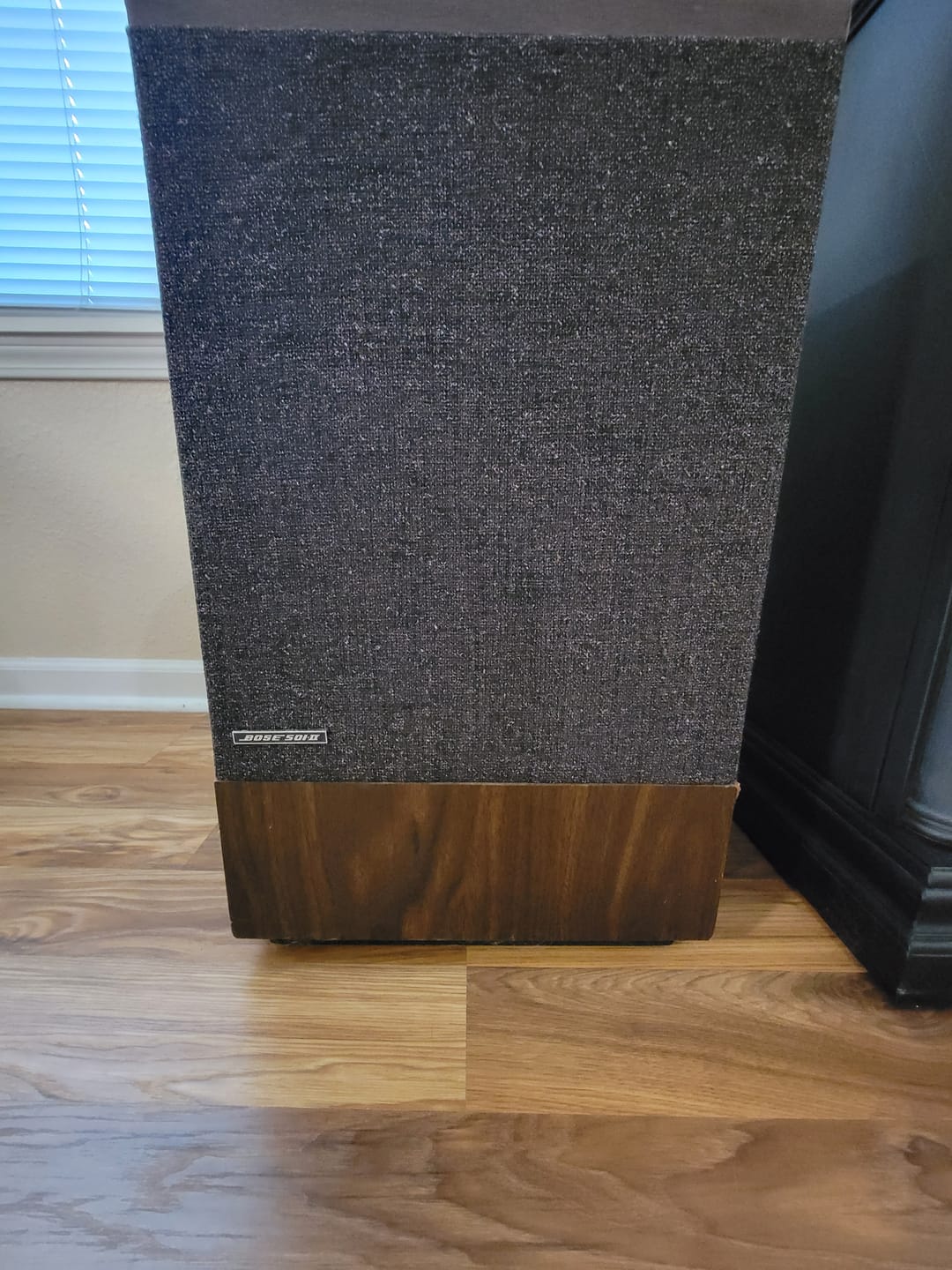 Customer photo review of Retro Speaker Grill Cloth | Multi-Color Linen Fabric
