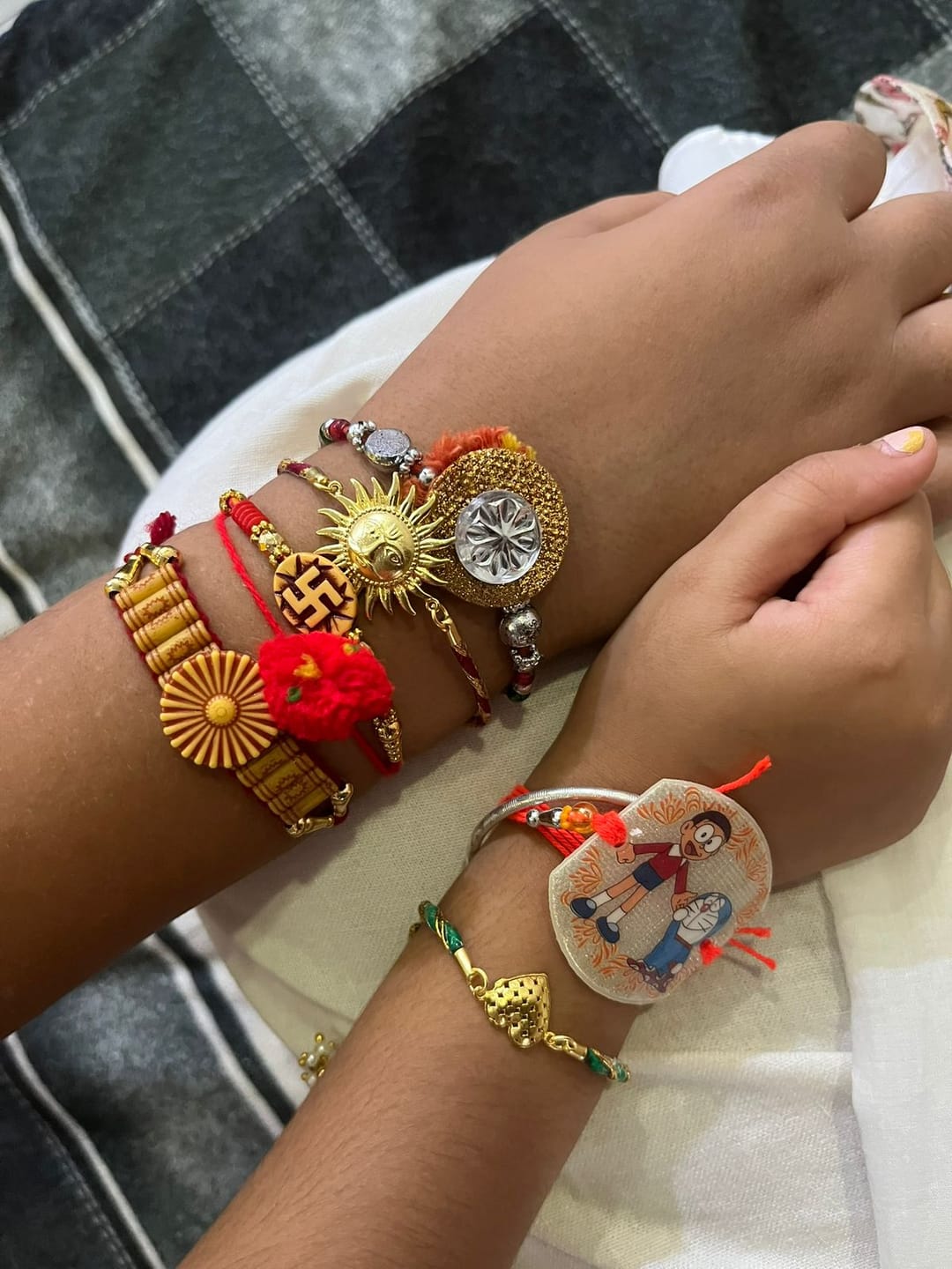 Customer photo review of Teaj Rakhi