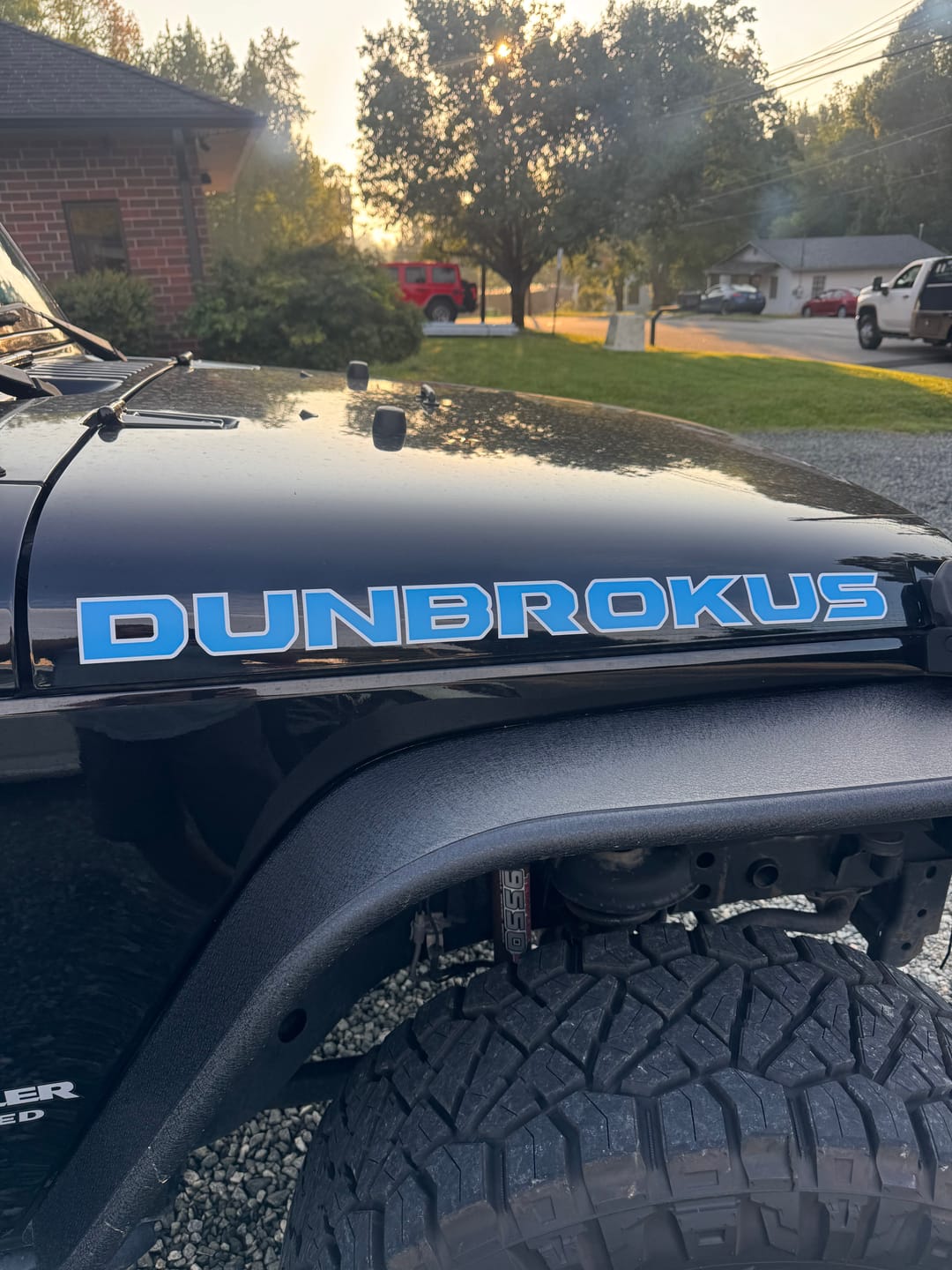 Customer photo review of Hood Lettering | Set of 2