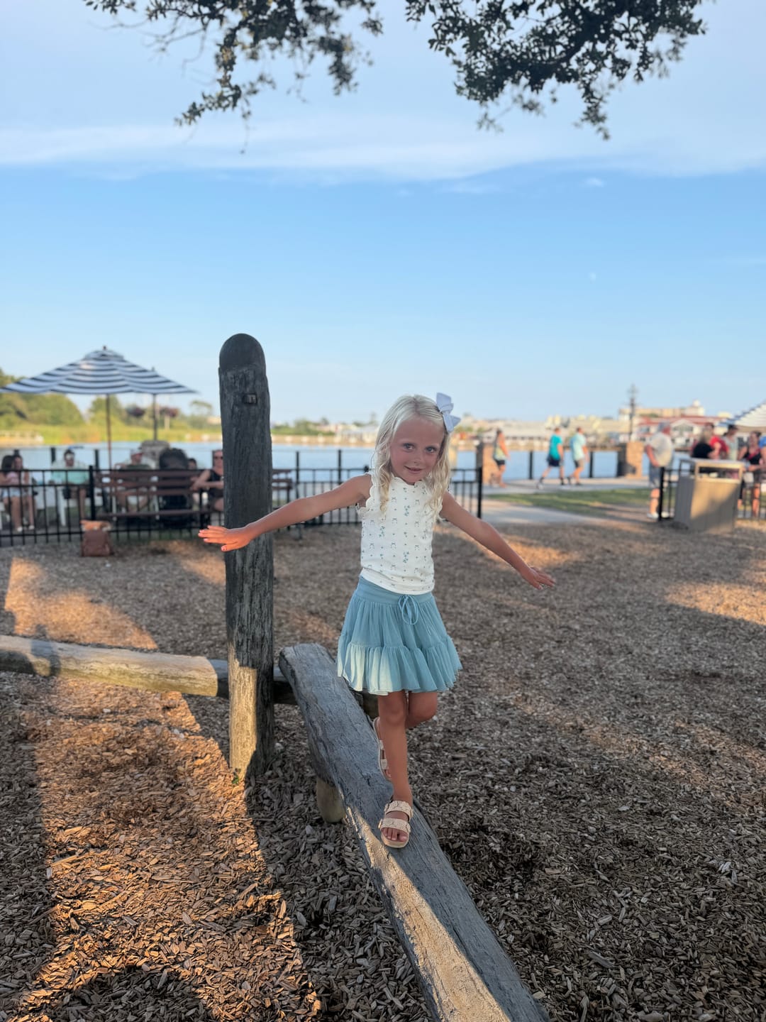 Customer photo review of Morning Fog Culver Skirt
