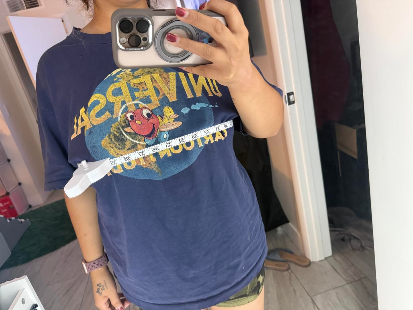 Customer photo review of Retractable Body Measuring Tape – Dual-Sided 60in / 150cm