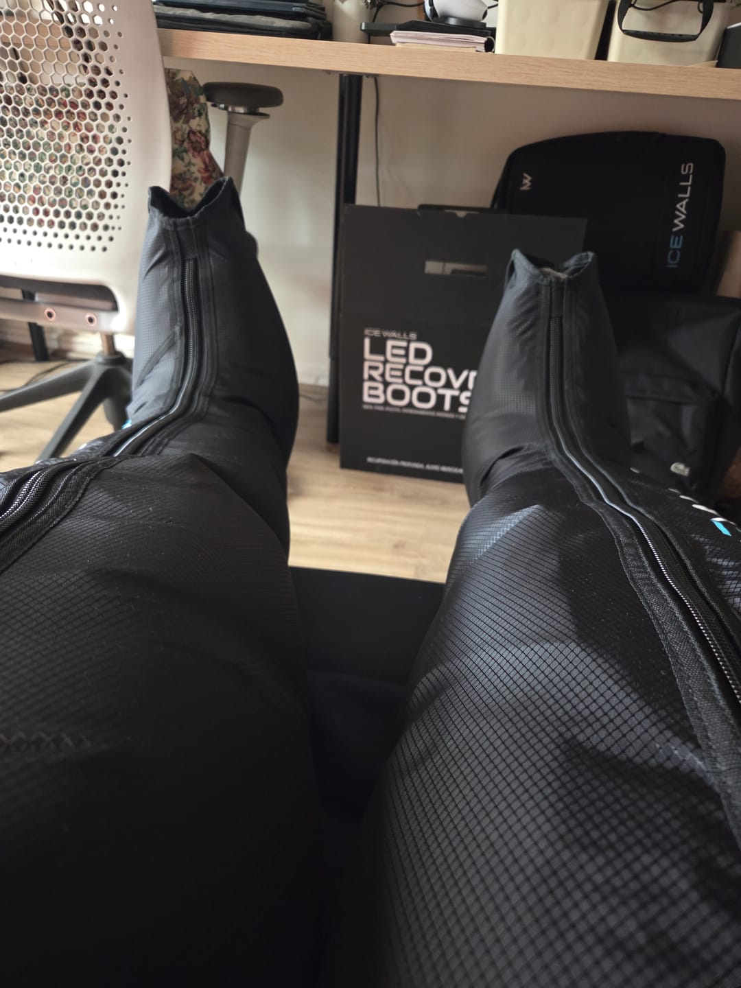 Customer photo review of Botas de Compresión Infrarrojas