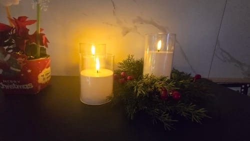Customer photo review of LumiCandle Remote-Controlled Flameless Candle