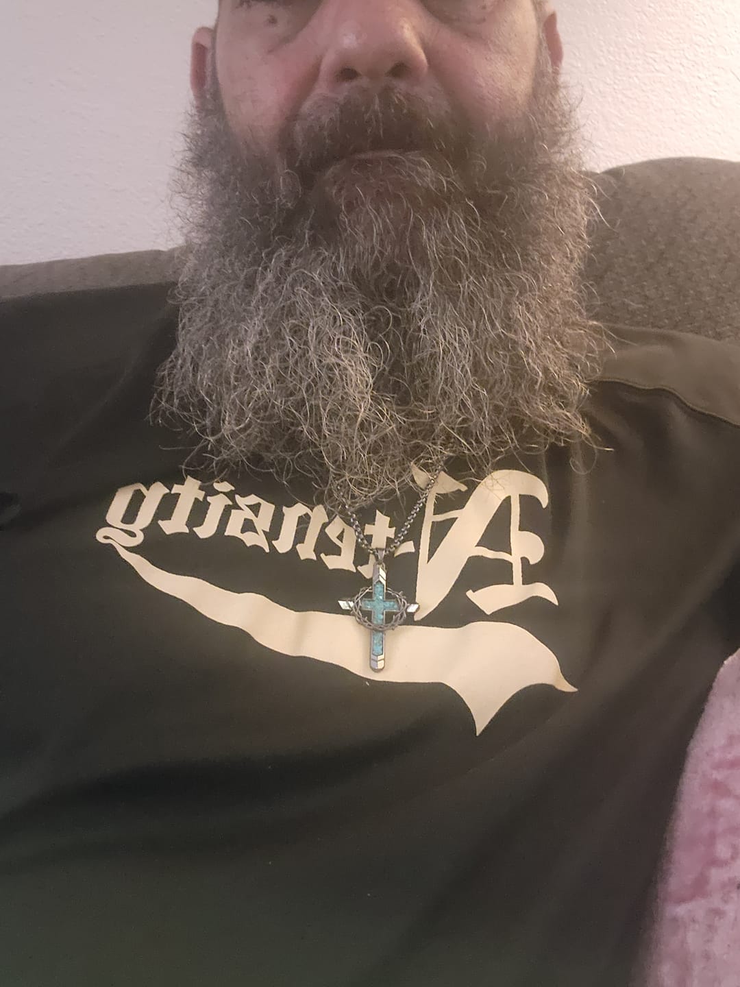 Customer photo review of FREE Today: Thorn-Wrapped Inlaid Cross Pendant Necklace: A Symbol of Christ’s Sacrificial Love