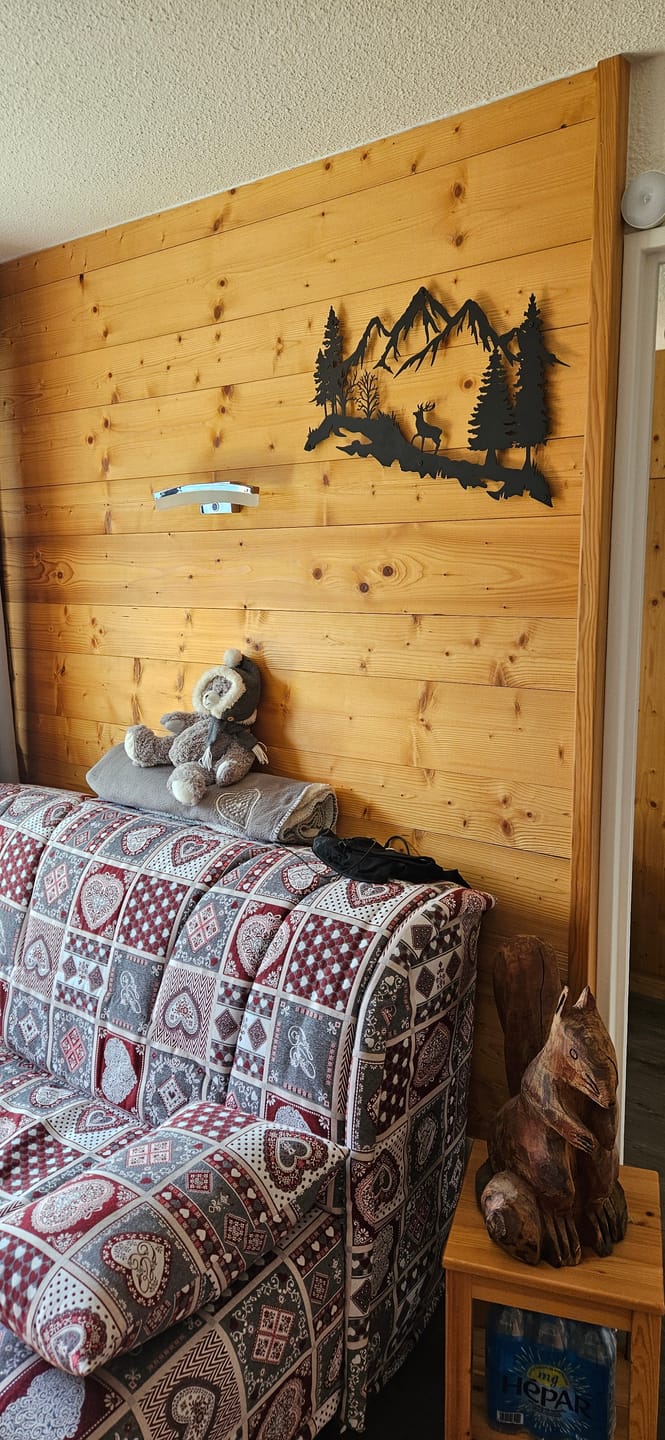 Customer photo review of Décoration Murale en Métal - Montagne et Cerf