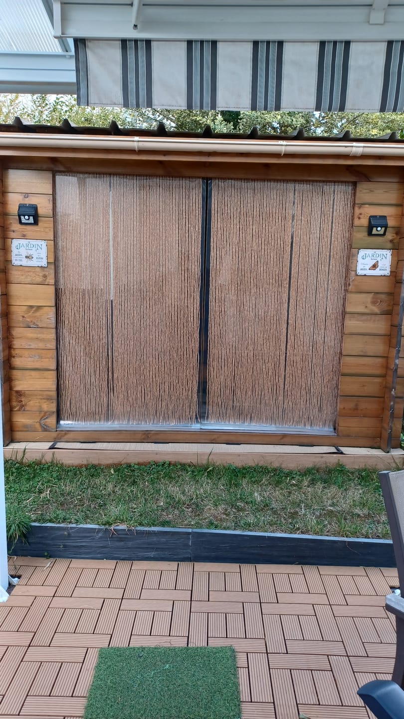 Customer photo review of Joie dans le jardin – Outdoor-Pancarte de porte