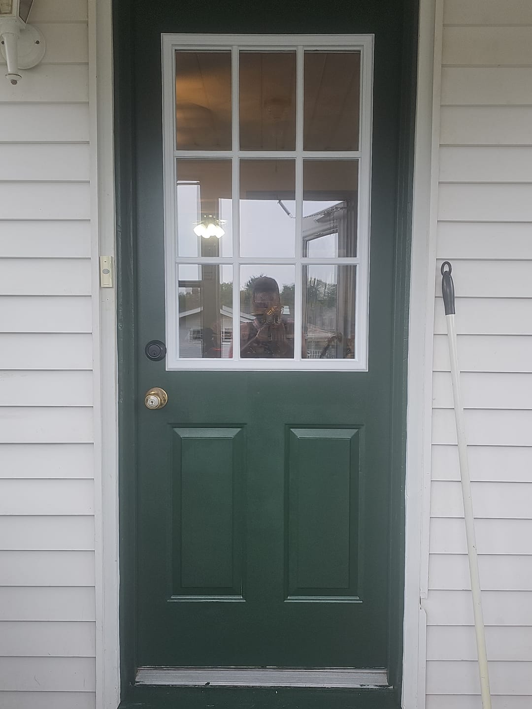 Customer photo review of Clear 9 Lite Glass and Frame Kit (Half Lite)