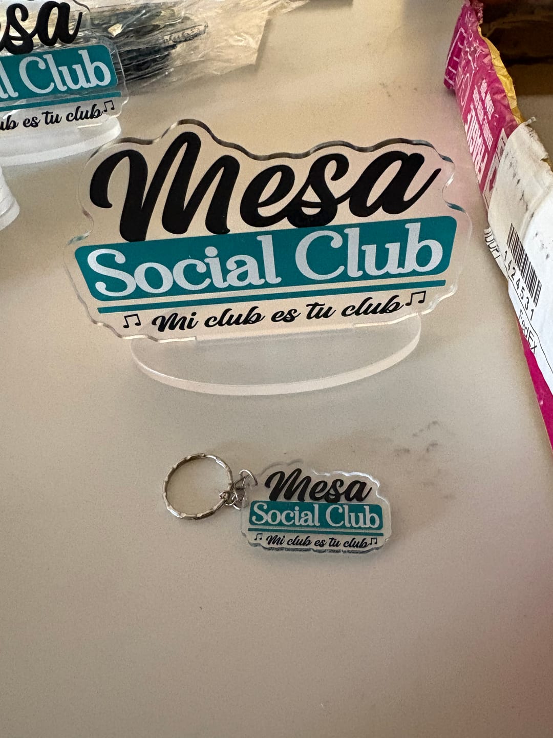 Customer photo review of Mesa social club | LED Neon Sign