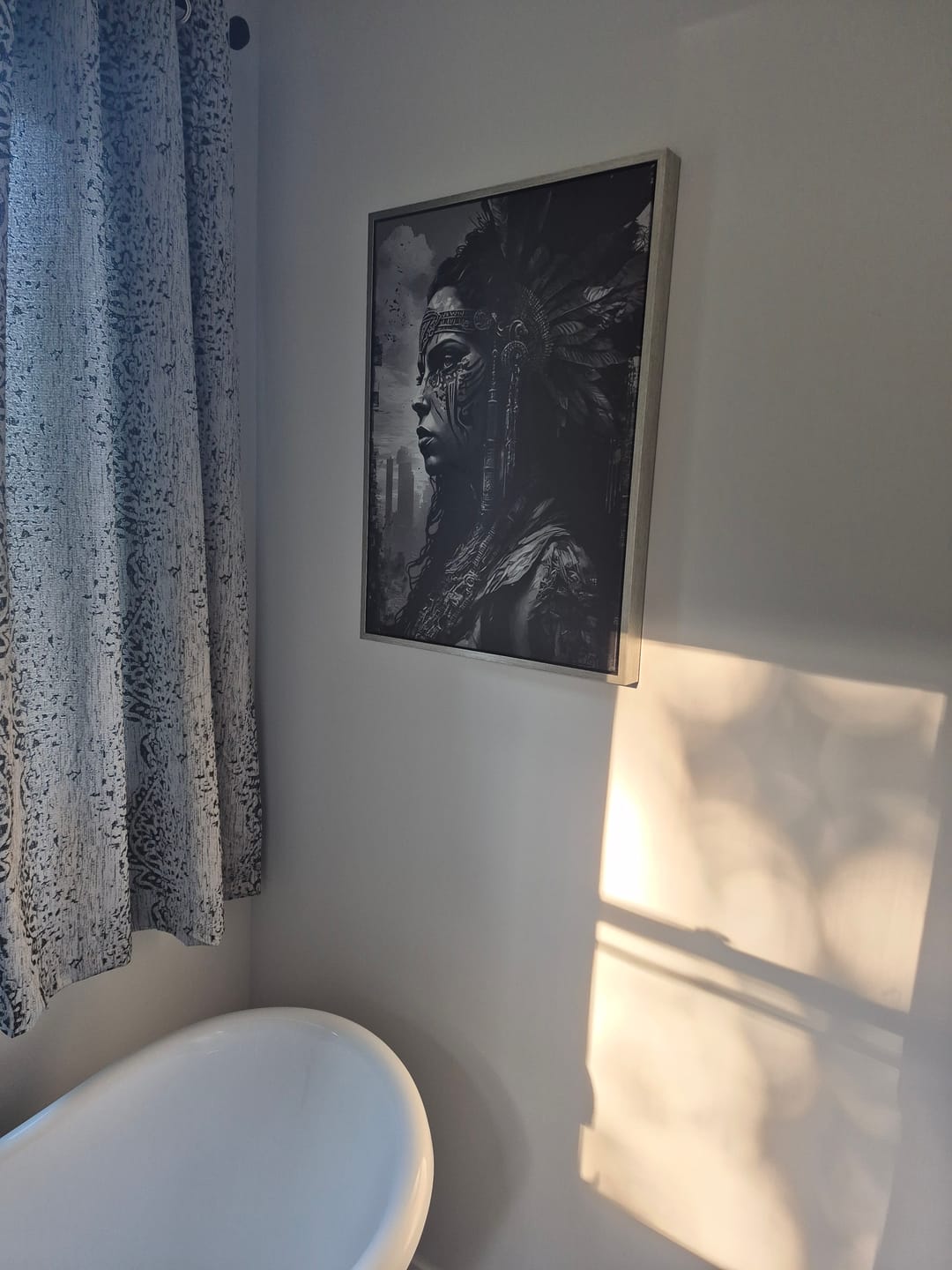 Customer photo review of Warrior Pocahontas - Black and White