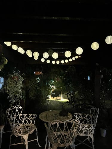 Customer photo review of Solar Lantern String Lights IP65 Waterproof Outdoor Garden Patio Decor