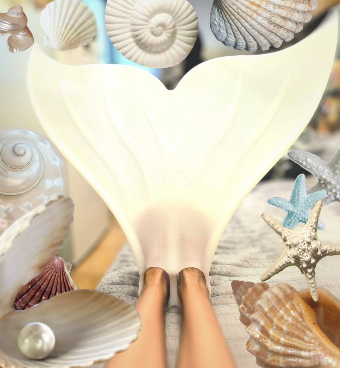 Customer photo review of Mermaid Lucia 100% Silicone Colorful Mermaid Tail Monofin for Diving and Swimming Patent-Protected