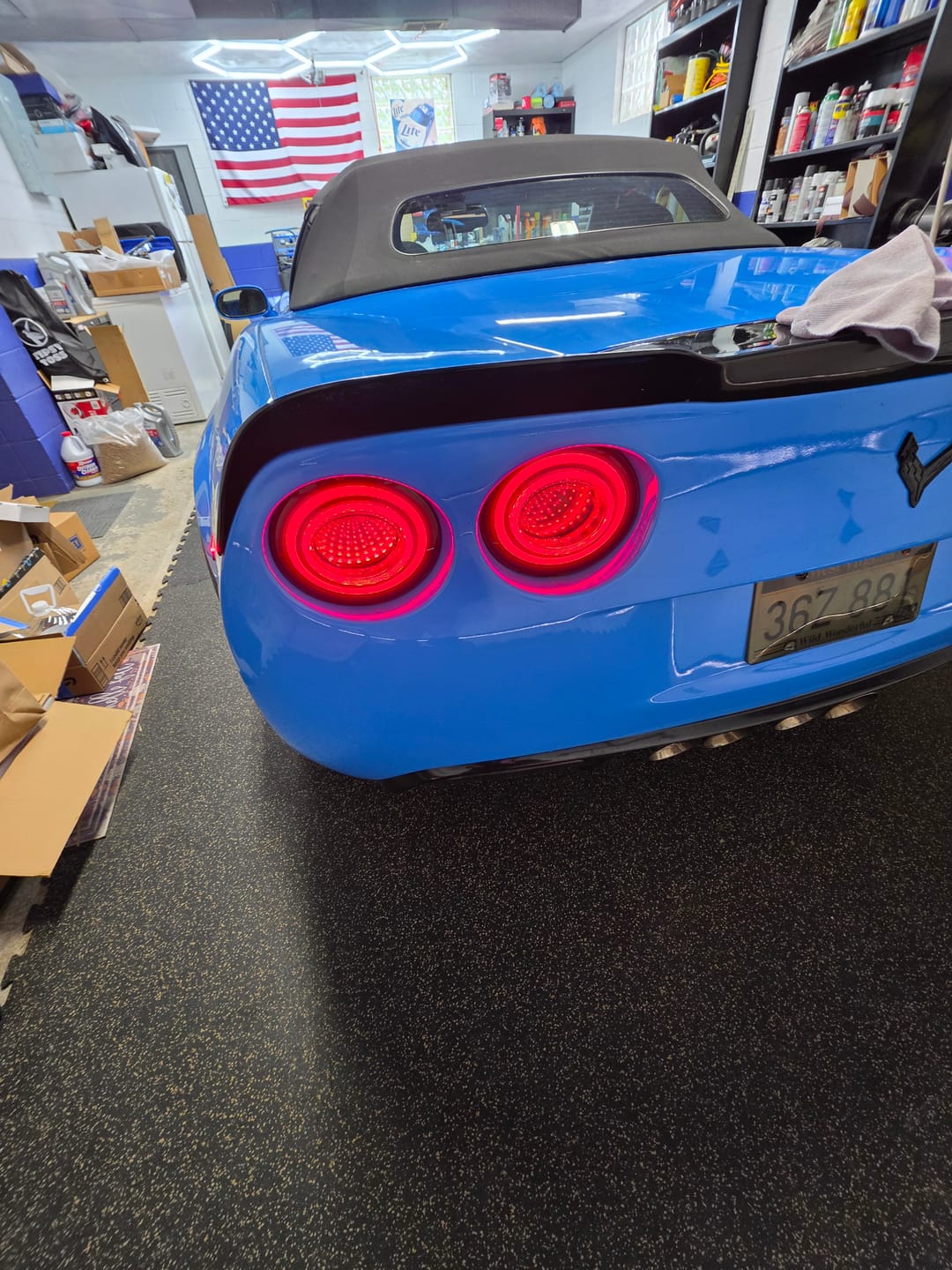 Customer photo review of 2005-13 Chevrolet Corvette C6 Infinity Style LED Tail Lights (PRE-SALE)