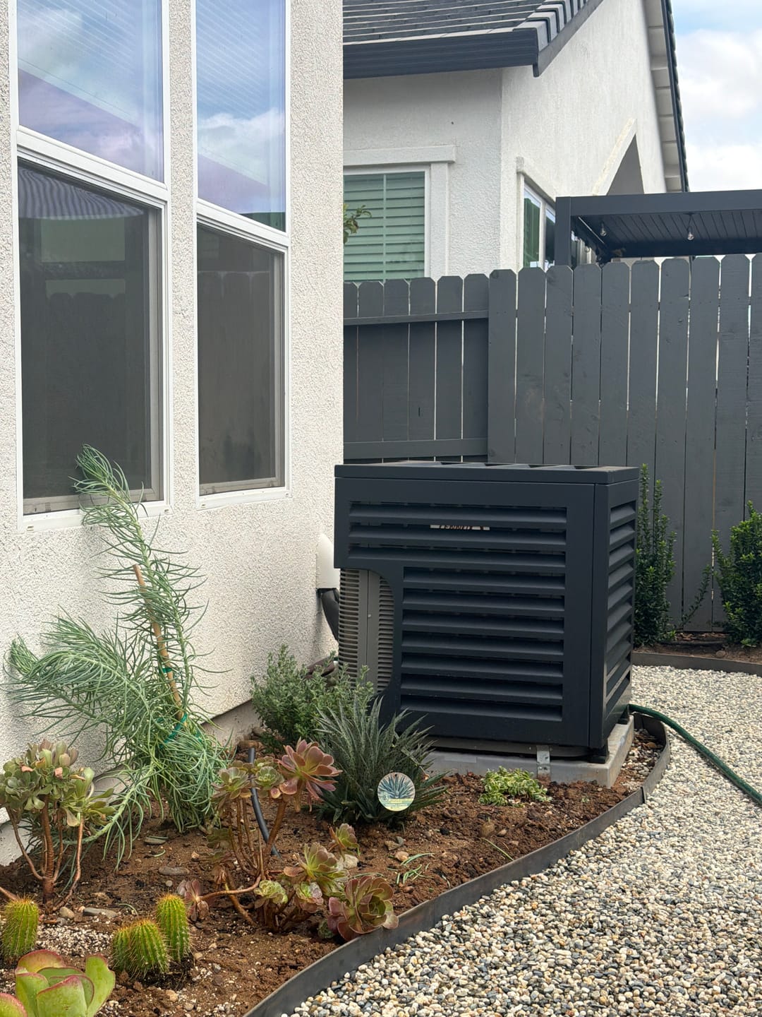 Customer photo review of Central AC Cover - Black